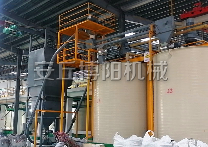 安丘博陽工業(yè)鹽噸袋拆包機的特點是什么？