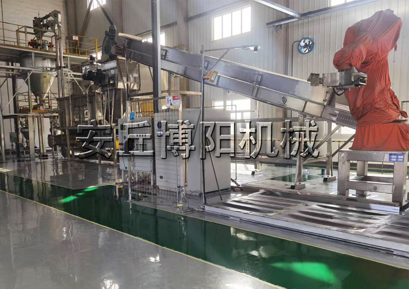 安丘博陽機械氧化鋁自動機械手拆包機能實現(xiàn)全自動化嗎？
